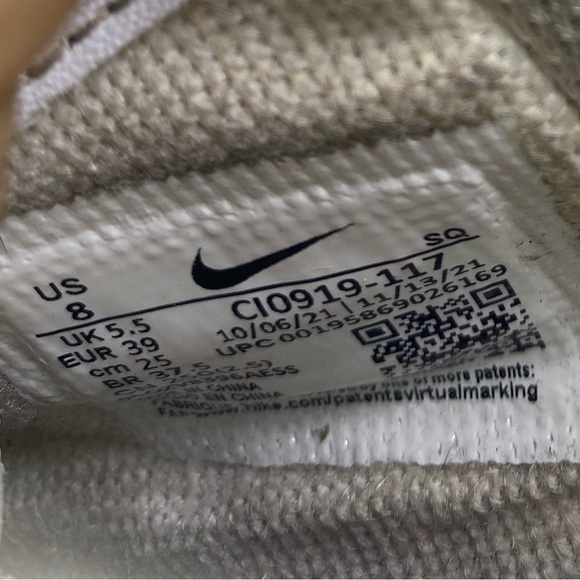 Nike AF1 Shadow CI0919-117 Casual Shoes White/Atmosphere-Mint Foam womens 8 - Picture 6 of 6